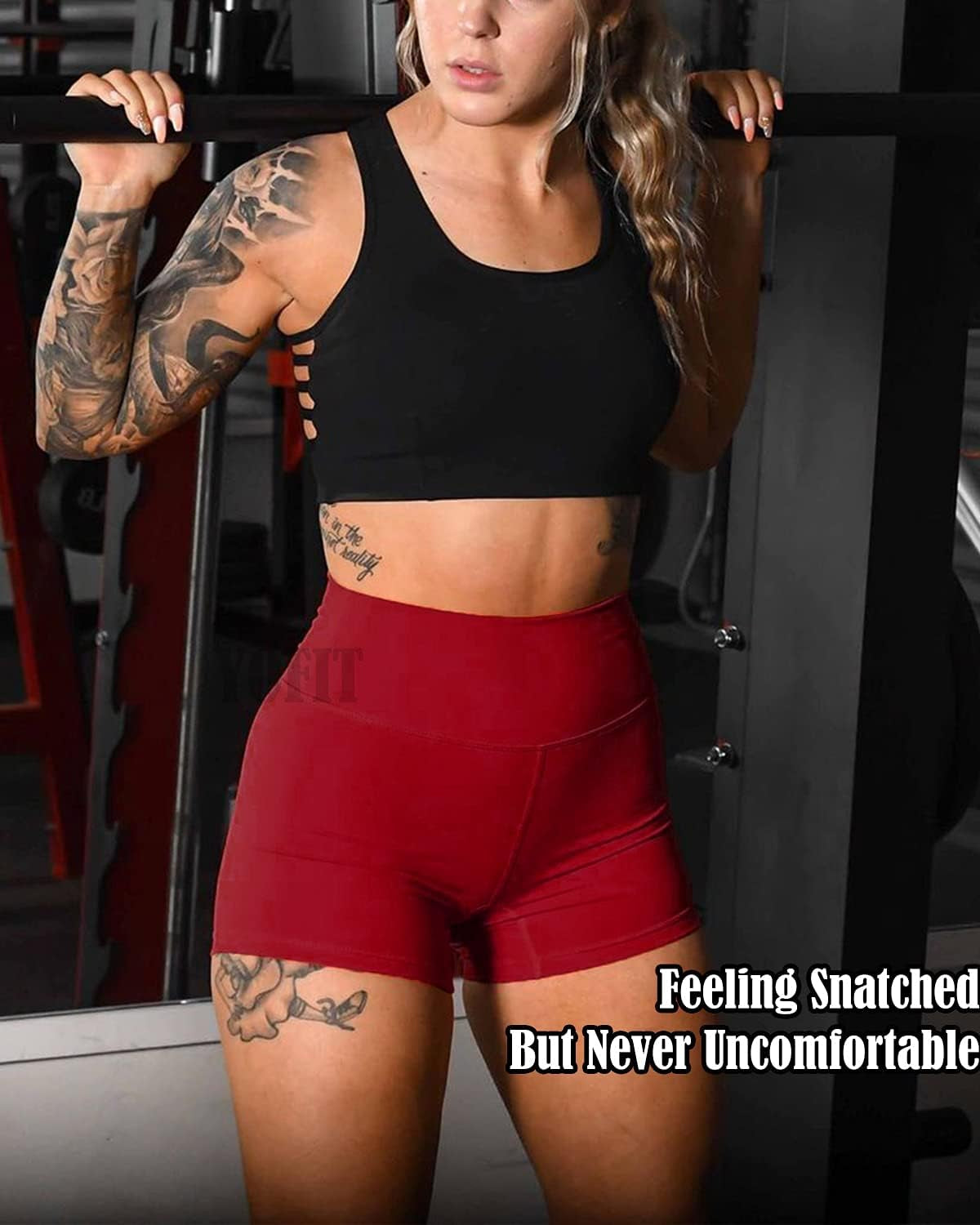 Scrunch Butt Lifting Shorts for Women Gym Workout Spandex Booty Shorts Yoga Pole Dance Fitness